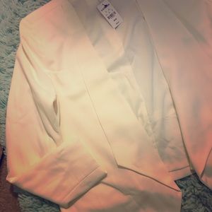 NWT Super cute Express White  Flowy Blazer Sz M